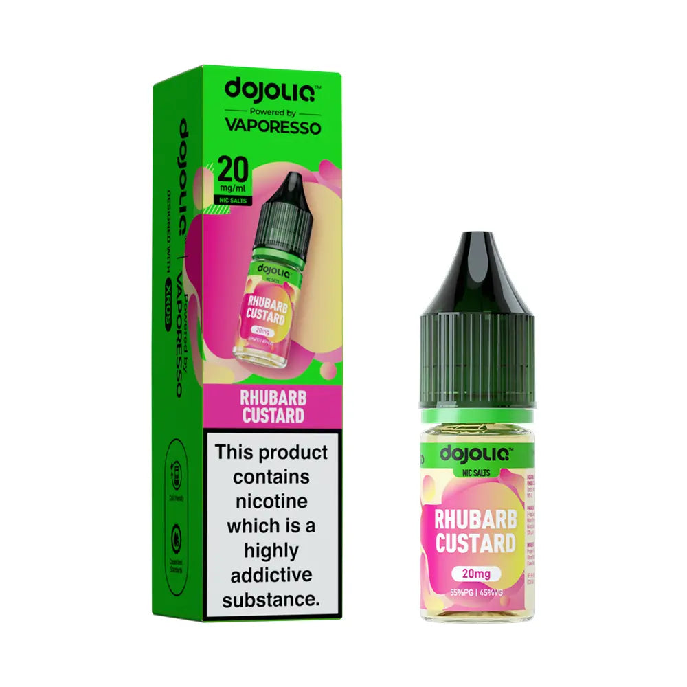 Vaporesso DojoLIQ Nic Salt 10ml Rhubarb Custard - 10mg - Flawless Vape Shop