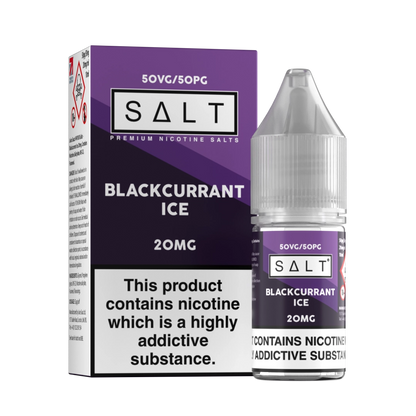 Juice Sauz Salt 10ml Blackcurrant Ice - 5mg - Flawless Vape Shop