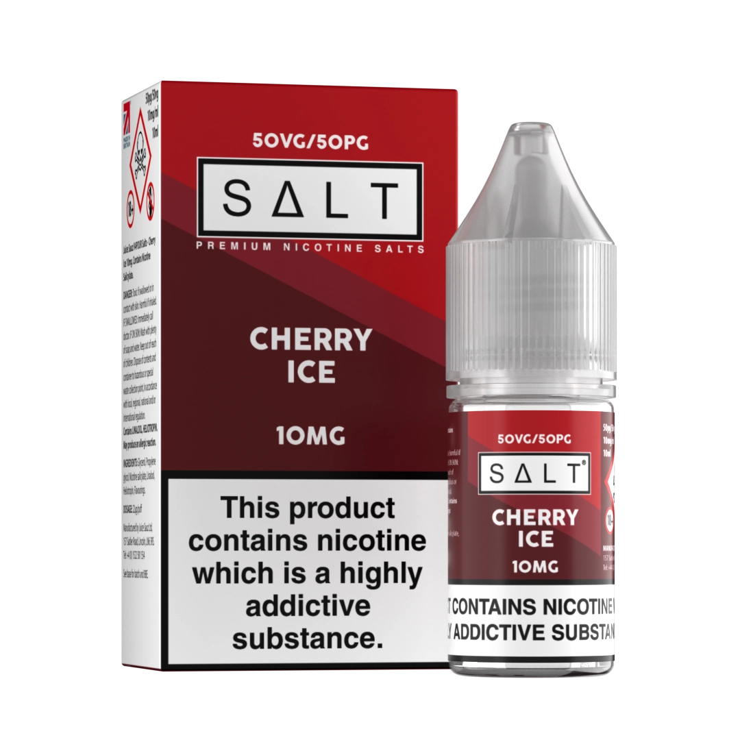 Juice Sauz Salt 10ml Cherry Ice - 5mg - Flawless Vape Shop
