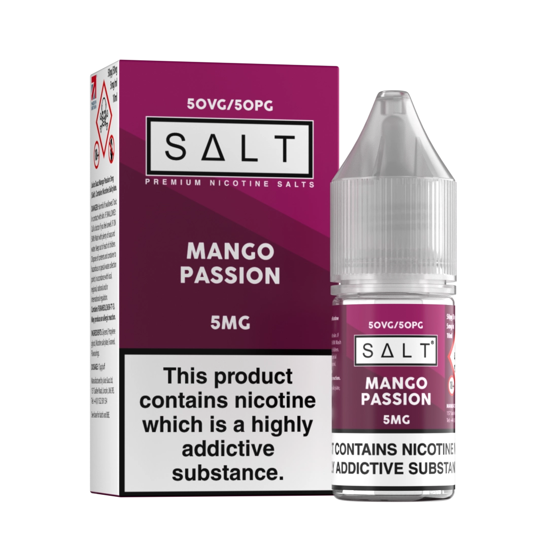 Juice Sauz Salt 10ml Mango Passion - 5mg - Flawless Vape Shop