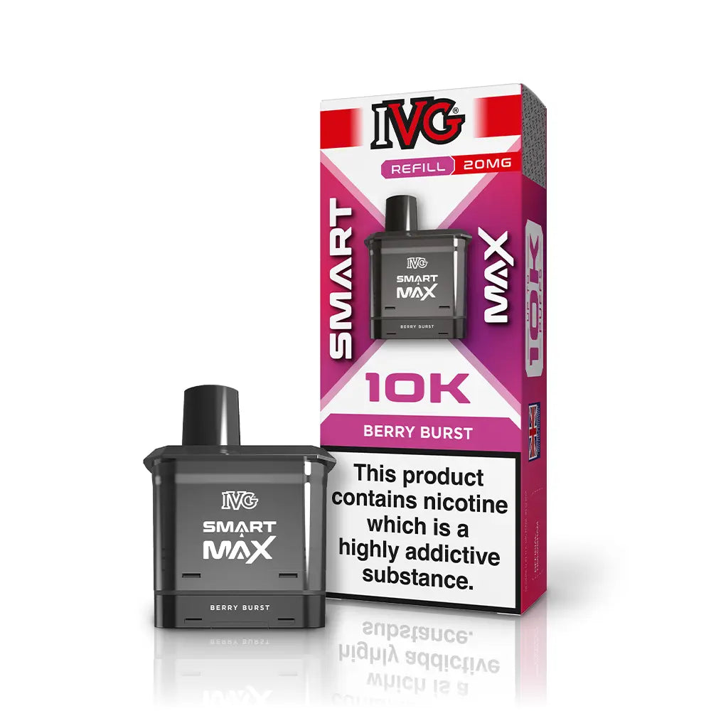 IVG Smart Max 10K Refill Pod Pack - Blue Sour Raspberry - Flawless Vape Shop
