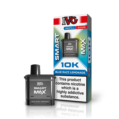IVG Smart Max 10K Refill Pod Pack - Blue Sour Raspberry - Flawless Vape Shop