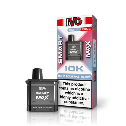 IVG Smart Max 10K Refill Pod Pack - Blue Sour Raspberry - Flawless Vape Shop