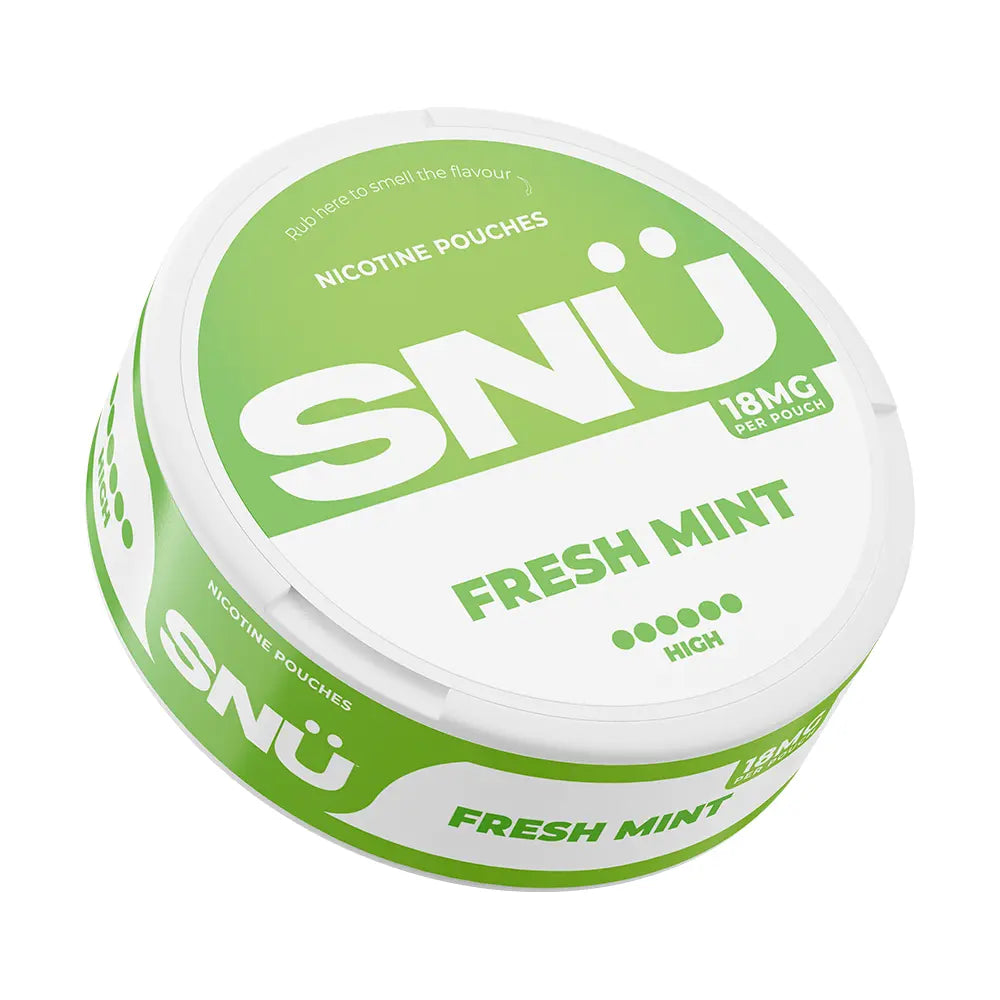 SNÜ Nicotine Pouch - Fresh Mint / 18mg - Flawless Vape Shop