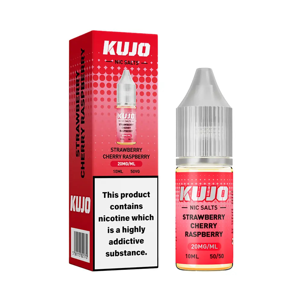 KUJO Nic Salt 10ml Strawberry Cherry Raspberry