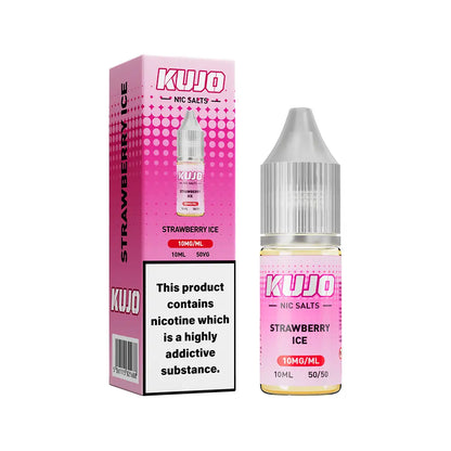 KUJO Nic Salt 10ml Strawberry Ice - 5mg - Flawless Vape Shop