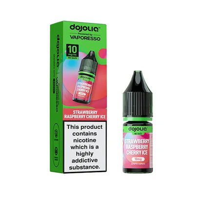 Vaporesso DojoLIQ Nic Salt 10ml Strawberry Raspberry Cherry Ice - 10mg - Flawless Vape Shop