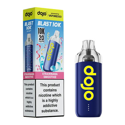 Dojo Blast 10k Vape Kit - Straw - Raspberry Cherry - Flawless Vape Shop