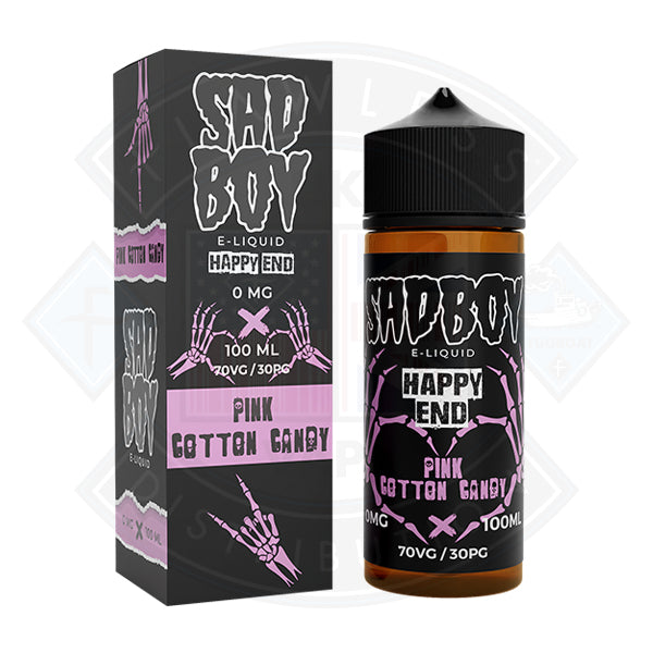 Sadboy Happy End- Pink Cotton Candy 100ml 0mg shortfill e-liquid