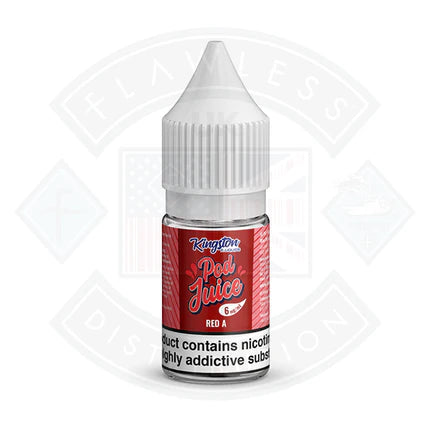 Kingston Pod Juice Red A 10ml - 3mg - Flawless Vape Shop