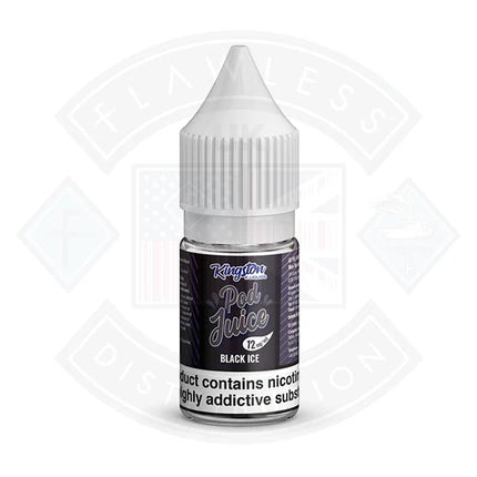 Kingston Pod Juice Black Ice 10ml - 3mg - Flawless Vape Shop