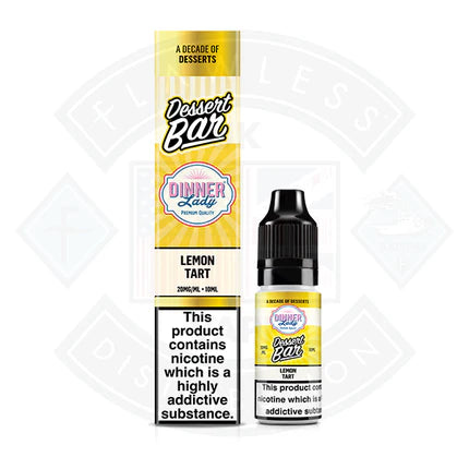 Dinner Lady Lemon Tart Desserts Bar Salts 10ml - 5mg - Flawless Vape Shop