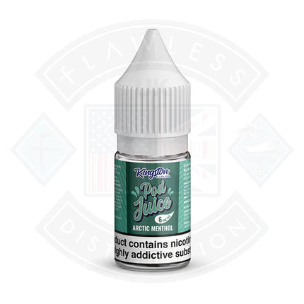 Kingston Pod Juice Artic Menthol 10ml - 3mg - Flawless Vape Shop