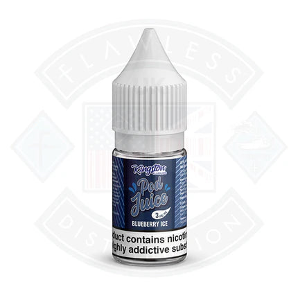 Kingston Pod Juice Blueberry Ice 10ml - 3mg - Flawless Vape Shop