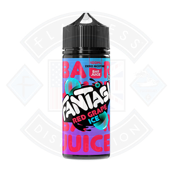 Fantasi Bar Juice - Red Grape Ice 0mg 100ml Shortfill - Flawless Vape Shop