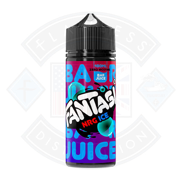 Fantasi Bar Juice - NRG Ice 0mg 100ml Shortfill - Flawless Vape Shop