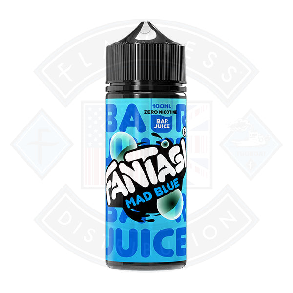 Fantasi Bar Juice - Mad Blue 0mg 100ml Shortfill - Flawless Vape Shop