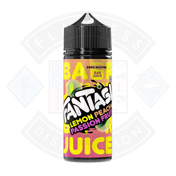 Fantasi Bar Juice - Lemon Peach Passion Fruit 0mg 100ml Shortfill - Flawless Vape Shop