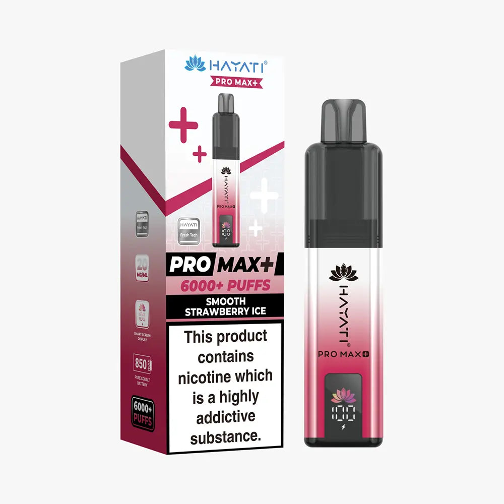 Hayati Pro Max 6000 Plus Prefilled Pod Kit - Banana Ice - Flawless Vape Shop