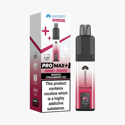 Hayati Pro Max 6000 Plus Prefilled Pod Kit - Banana Ice - Flawless Vape Shop