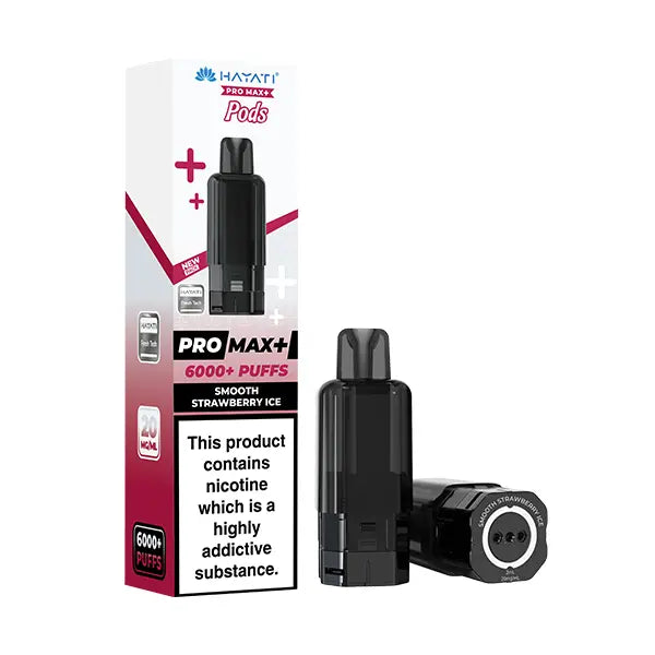 Hayati Pro Max 6000 Plus Puffs Pods - Blackberry Raspberry - Flawless Vape Shop