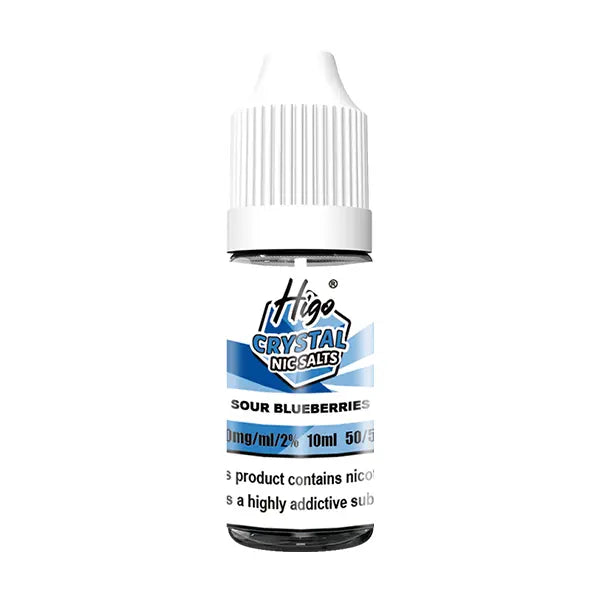 Higo Crystal Nic Salt 10ml Sour Blueberries