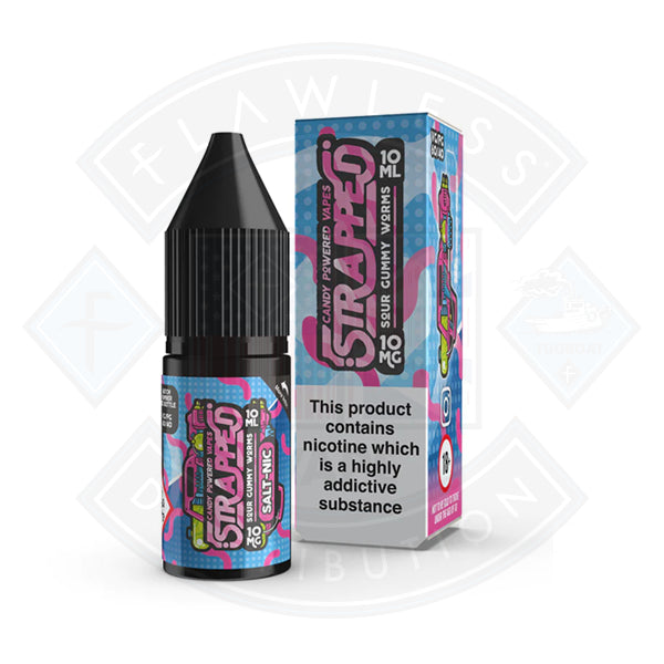 Strapped Candy Powered Nic Salt - Sour Gummy Worms 10ml