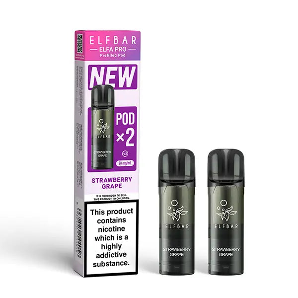 ELFA Pro Prefilled Pods - Strawberry Kiwi / 20mg - Flawless Vape Shop