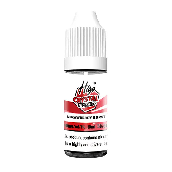 Higo Crystal Nic Salt 10ml Strawberry Burst - 10mg - Flawless Vape Shop