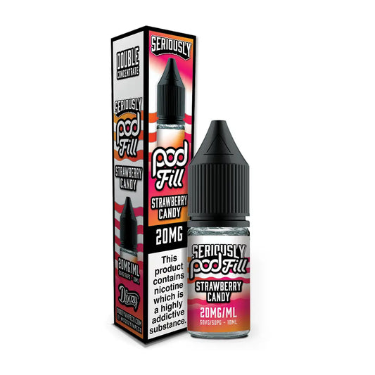Doozy Vape Seriously Pod Fill Salt 10ml Strawberry Candy