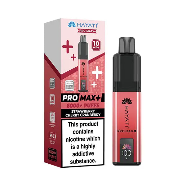 Hayati Pro Max 6000+ Pod Kit 10mg - Blue Razz Cherry - Flawless Vape Shop