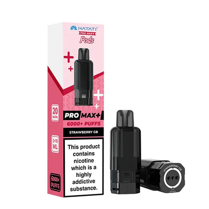 Hayati Pro Max 6000 Plus Puffs Pods - Blackberry Raspberry - Flawless Vape Shop