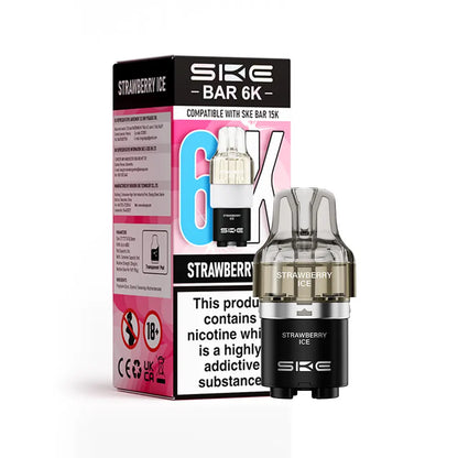 SKE Bar 6K Pods 1pc - Blueberry Sour Raspberry - Flawless Vape Shop