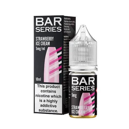 Bar Series Nic Salt 10ml Strawberry Ice Cream
