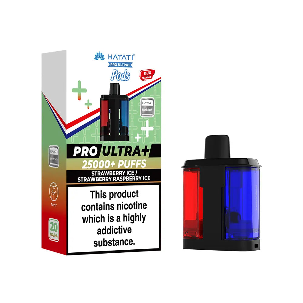 Hayati Pro Ultra Plus 25000 Pods - Blue Razz Cherry - Flawless Vape Shop