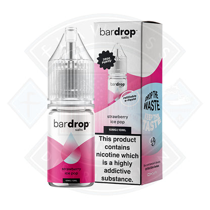 Bar Drop Salts Strawberry Ice Pop 10ml