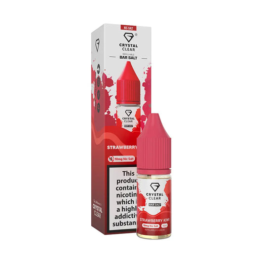 Crystal Clear Bar Nic Salts 10ml - Strawberry Kiwi
