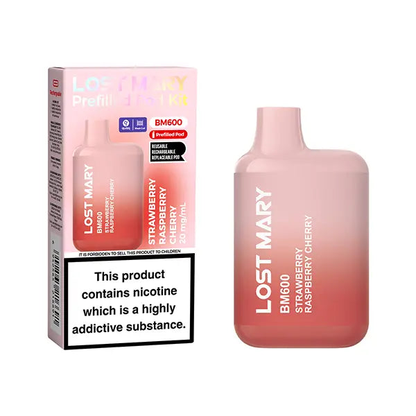 Lost Mary BM600 Prefilled Pod Kit - Pink Lemonade - Flawless Vape Shop