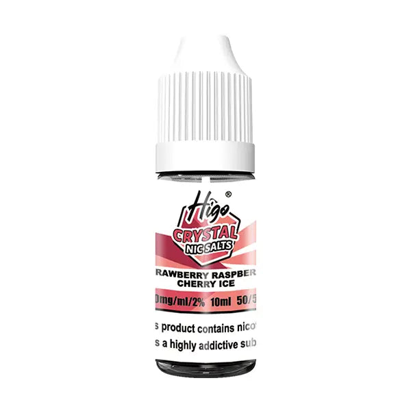 Higo Crystal Nic Salt 10ml Strawberry Raspberry Cherry Ice - 10mg - Flawless Vape Shop