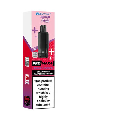 Hayati Pro Max 6000 Plus Puffs Pods - Blackberry Raspberry - Flawless Vape Shop