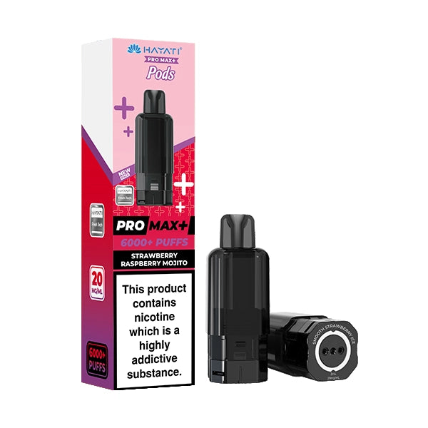Hayati Pro Max 6000 Plus Puffs Pods - Blackberry Raspberry - Flawless Vape Shop
