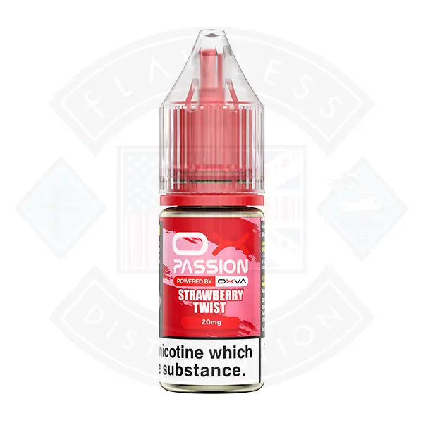 OX Passion Strawberry-Twist Nic Salt 10ml by Oxva - 5mg - Flawless Vape Shop