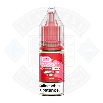 OX Passion Strawberry-Twist Nic Salt 10ml by Oxva - 5mg - Flawless Vape Shop
