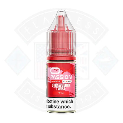 OX Passion Strawberry-Twist Nic Salt 10ml by Oxva - 5mg - Flawless Vape Shop