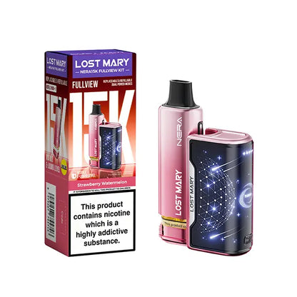 Lost Mary Nera15K Fullview Prefilled Vape Kit - Banana Ice - Flawless Vape Shop