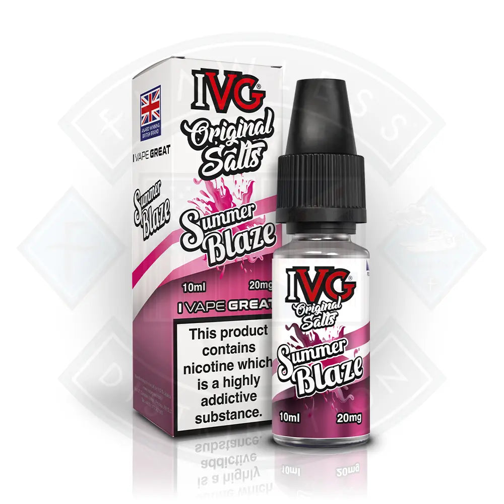 IVG Original Nic Salts 10ml Sour Green Apple - 10mg - Flawless Vape Shop