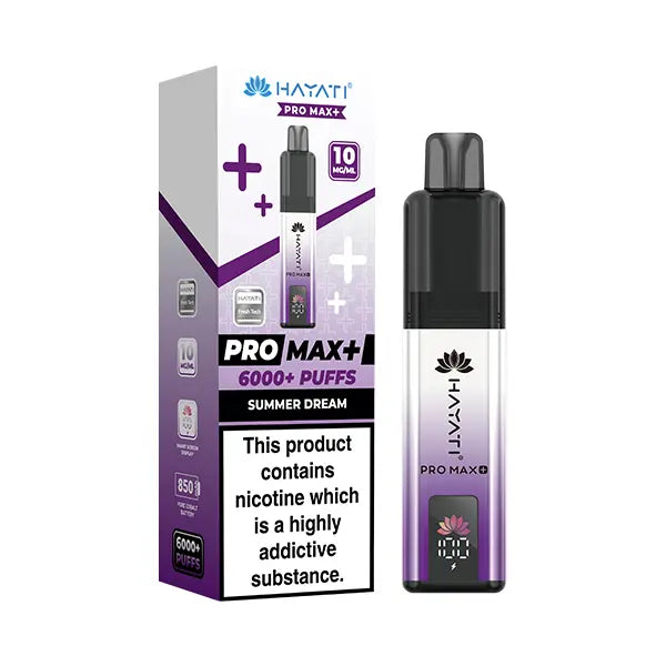 Hayati Pro Max 6000+ Pod Kit 10mg - Blue Razz Cherry - Flawless Vape Shop