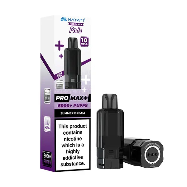 Hayati Pro Max 6000+ Pods 10mg - Strawberry Raspberry Ice - Flawless Vape Shop