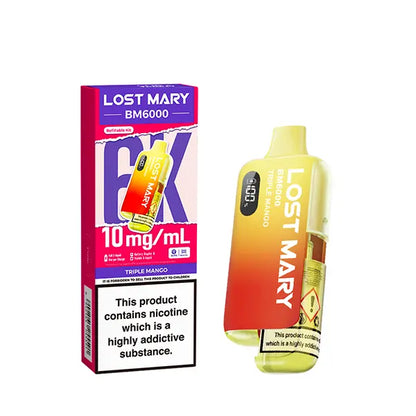 Lost Mary BM6000  Prefilled Pod Kit 10mg - Blueberry - Flawless Vape Shop