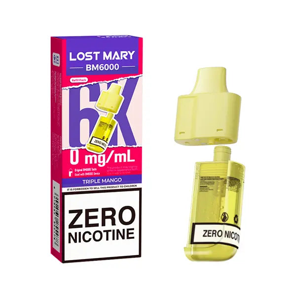 Lost Mary BM6000 Prefilled Pod ZERO - Blueberry Sour Raspberry - Flawless Vape Shop